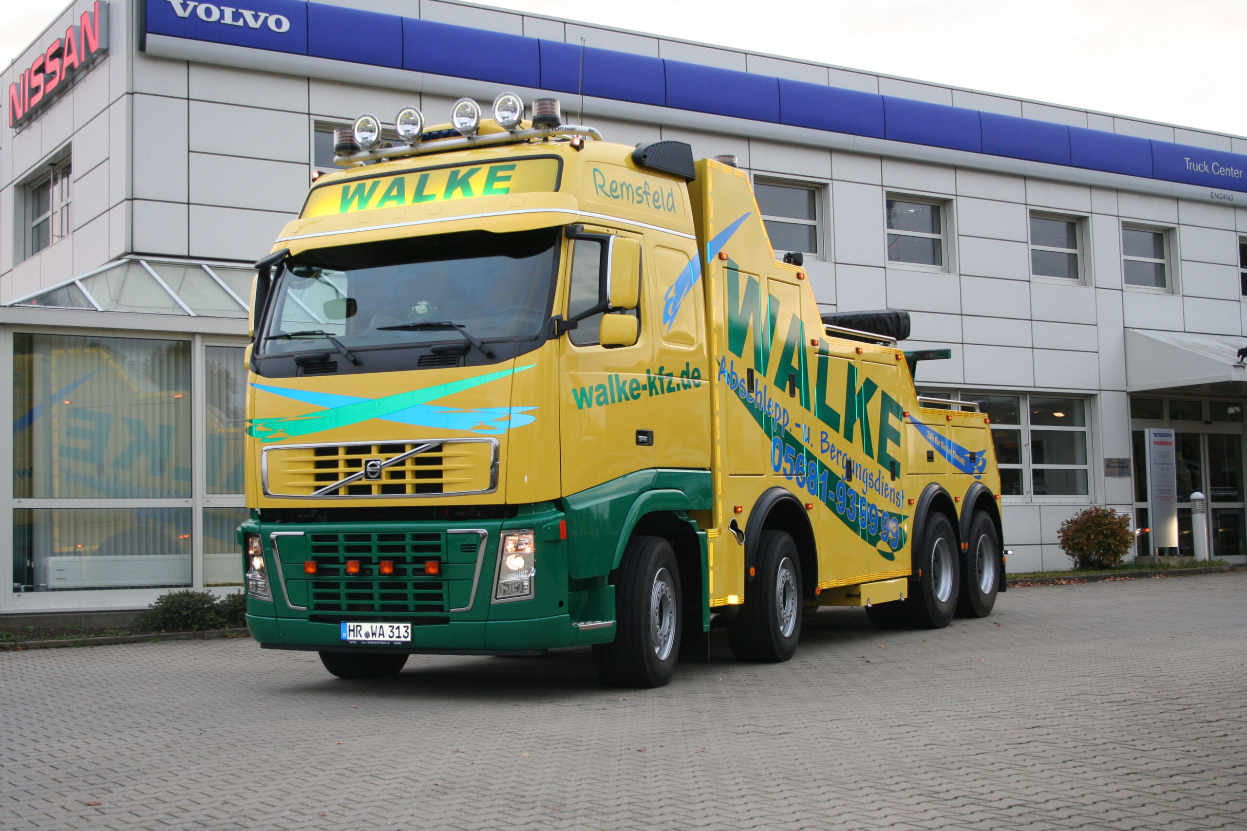 Einsatzfahrzeuge von Abschleppdienst Walke