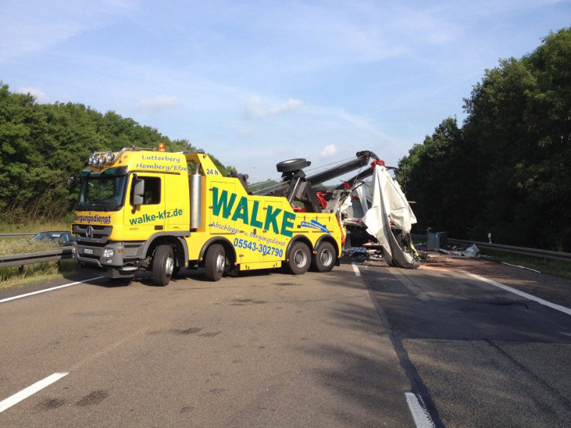 LKW Pannendienst auf Bundesstraßen